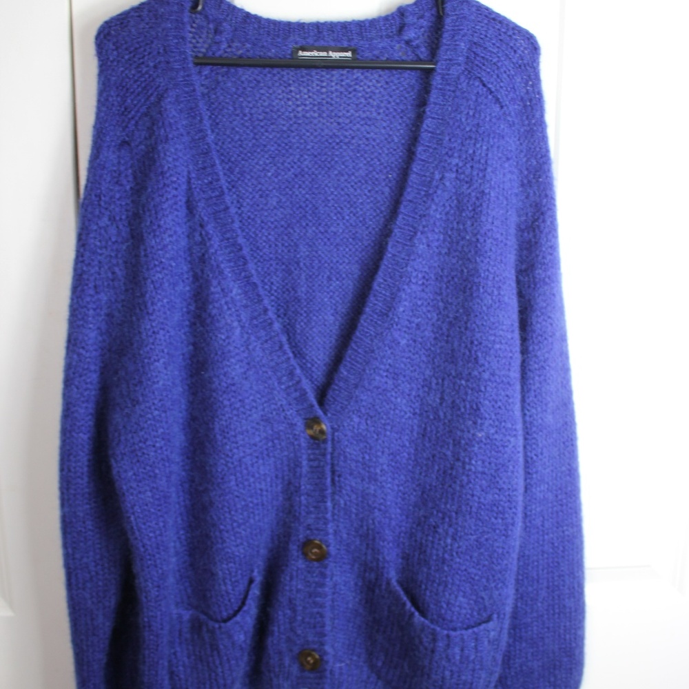 american apparel cardigan one size
